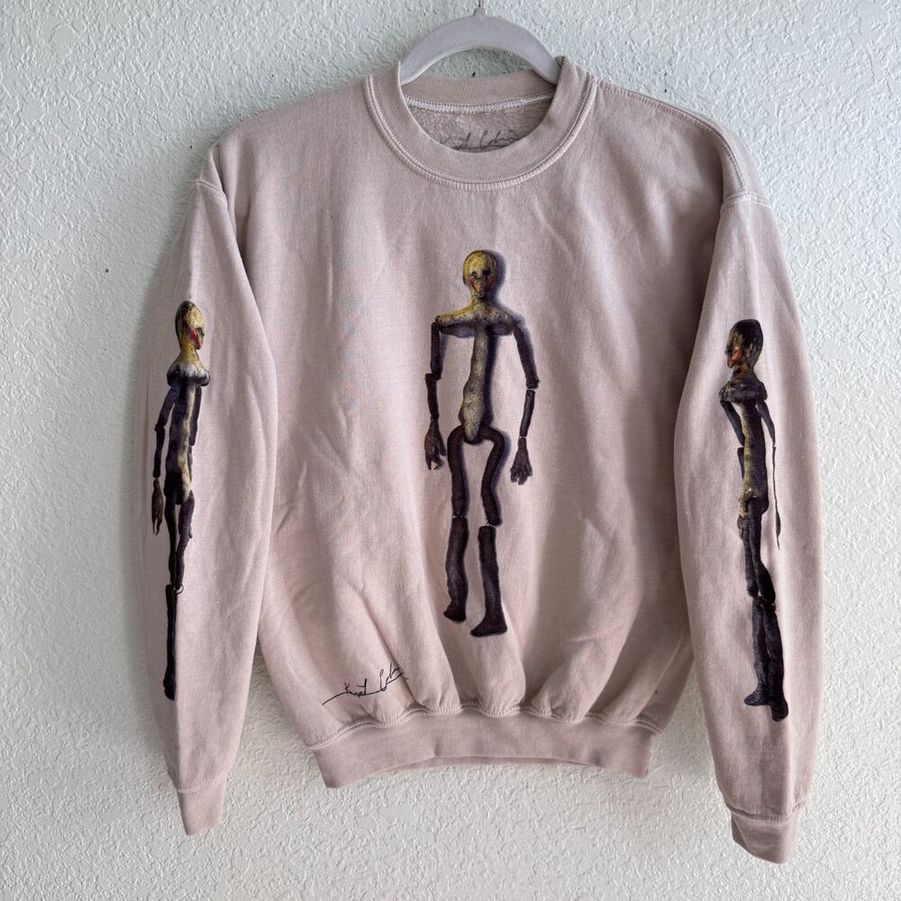 Kurt Cobain Sweatshirt XXS Kurt The Artist Series Art Figure Sweater Adult 2XS